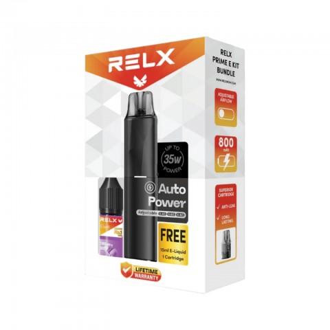 Sixthsensevape - Relx Prime E Bundle Kit With 15ML Liquid 35W 800Mah
